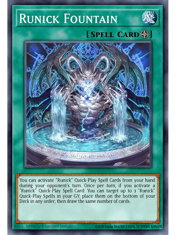 Runick Fountain - RA04-EN296 - Platinum Secret Rare 1
