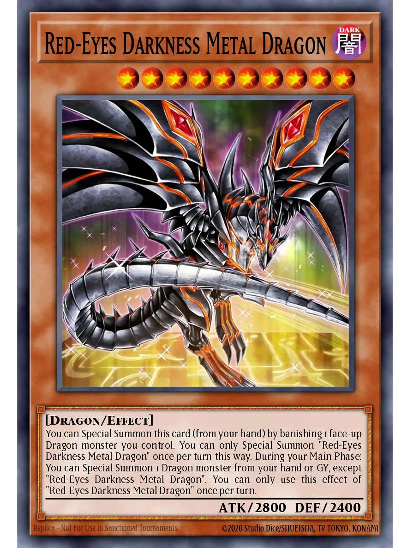 Red-Eyes Darkness Metal Dragon - RA04-EN003 - Quarter Century Secret Rare 1