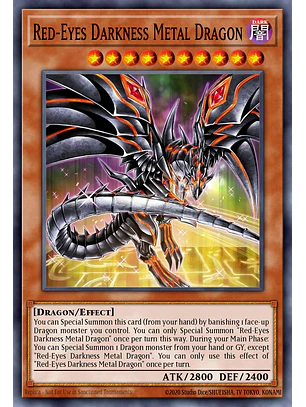 Red-Eyes Darkness Metal Dragon - RA04-EN003 - Quarter Century Secret Rare