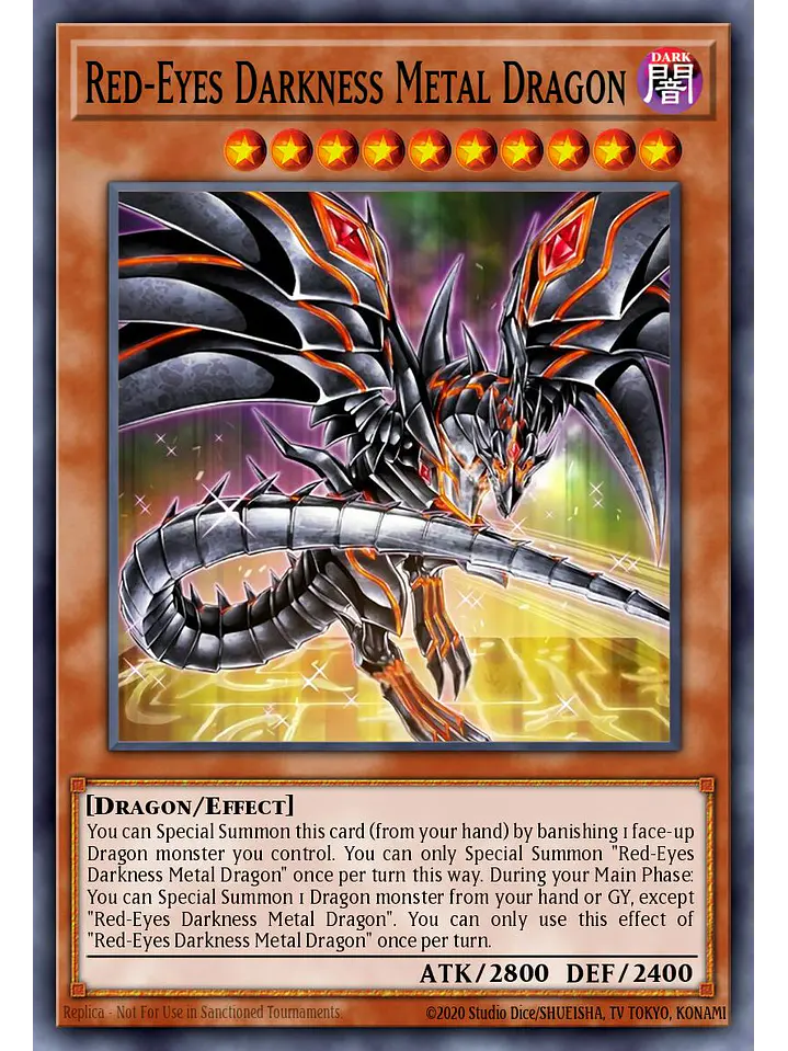 Red-Eyes Darkness Metal Dragon - RA04-EN003 - Quarter Century Secret Rare 1