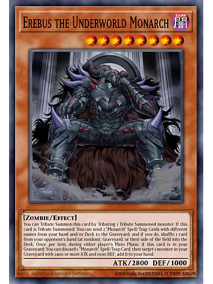 Erebus the Underworld Monarch - RA04-EN019 - Quarter Century Secret Rare