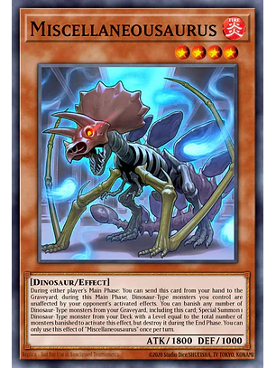 Miscellaneousaurus - RA04-EN022 - Quarter Century Secret Rare