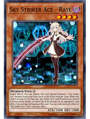Sky Striker Ace – Raye - RA04-EN026 - Quarter Century Secret Rare
