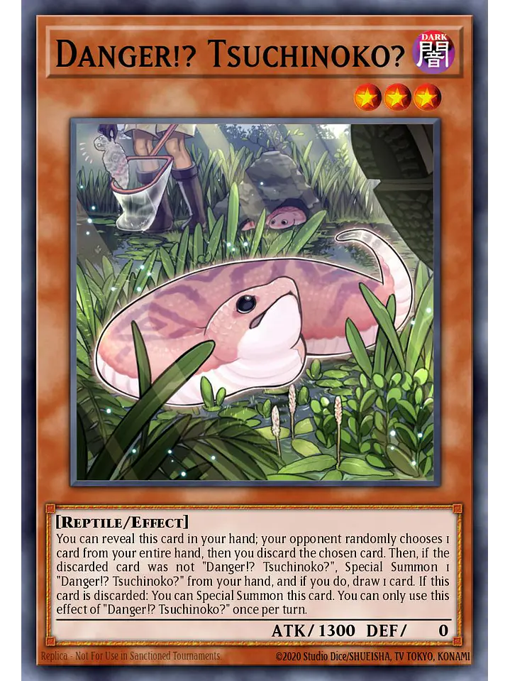 Danger!? Tsuchinoko? - RA04-EN027 - Quarter Century Secret Rare 1