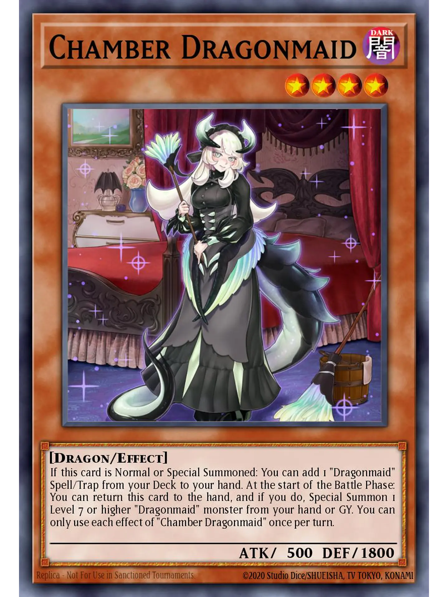 Chamber Dragonmaid - RA04-EN032 - Quarter Century Secret Rare 1