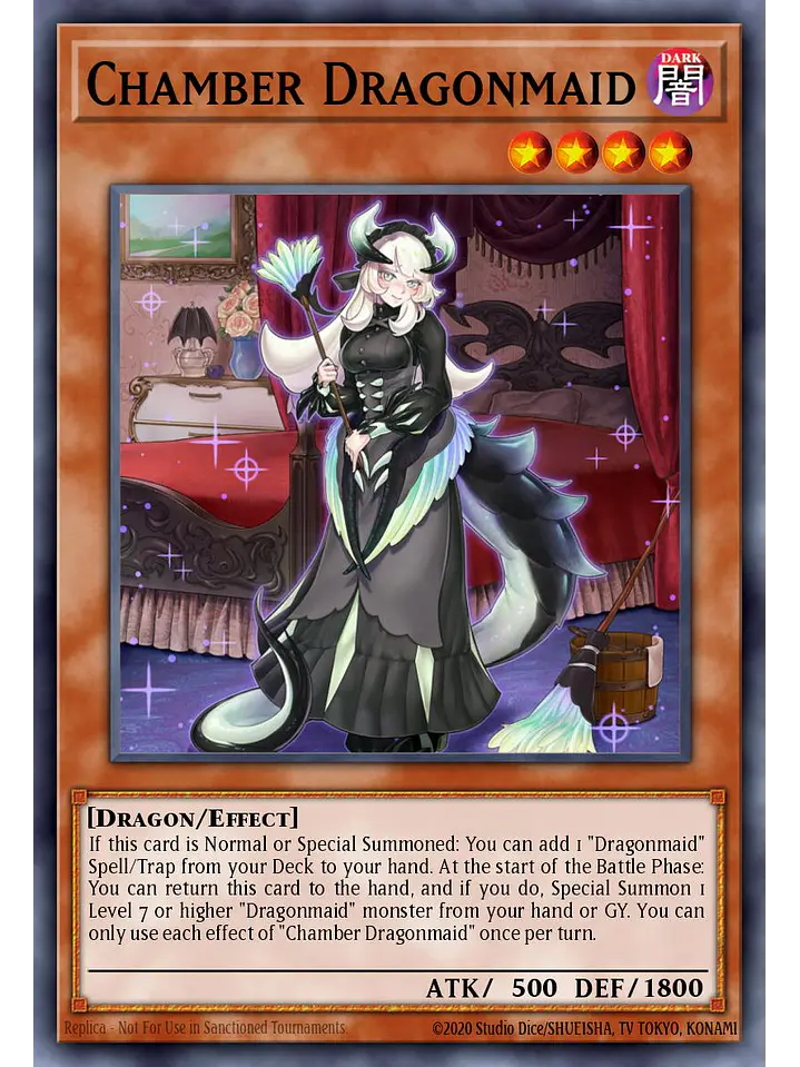 Chamber Dragonmaid - RA04-EN032 - Quarter Century Secret Rare 1