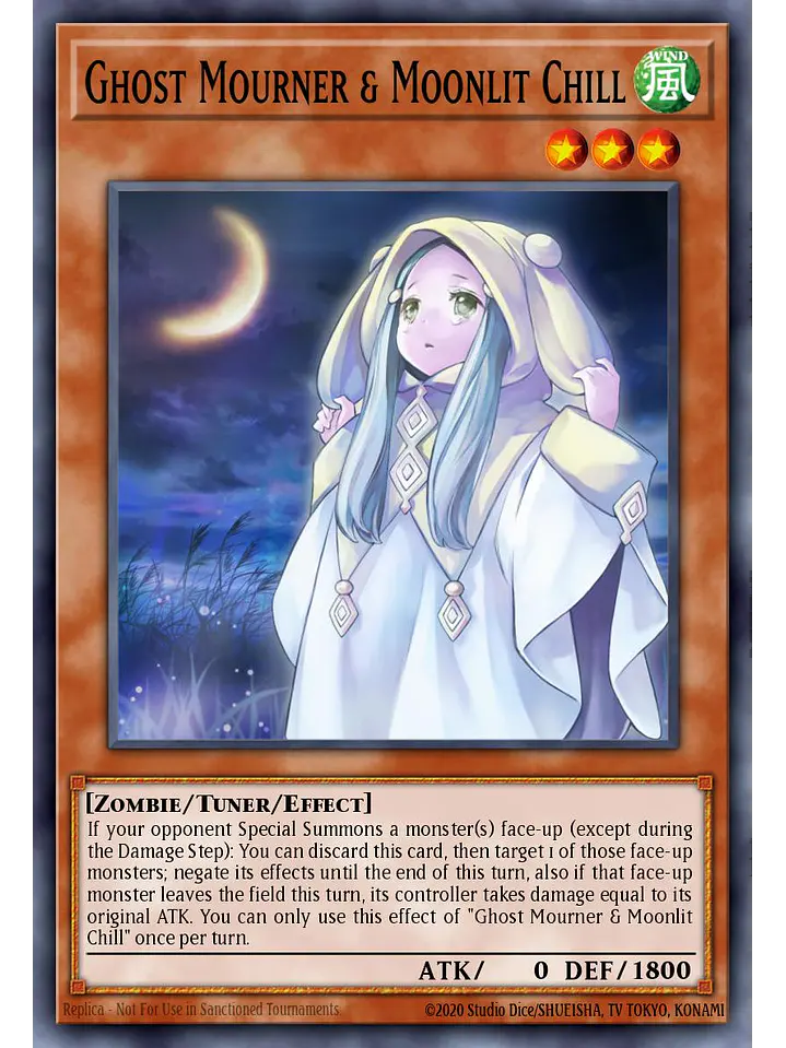 Ghost Mourner & Moonlit Chill - RA04-EN033 - Quarter Century Secret Rare 1