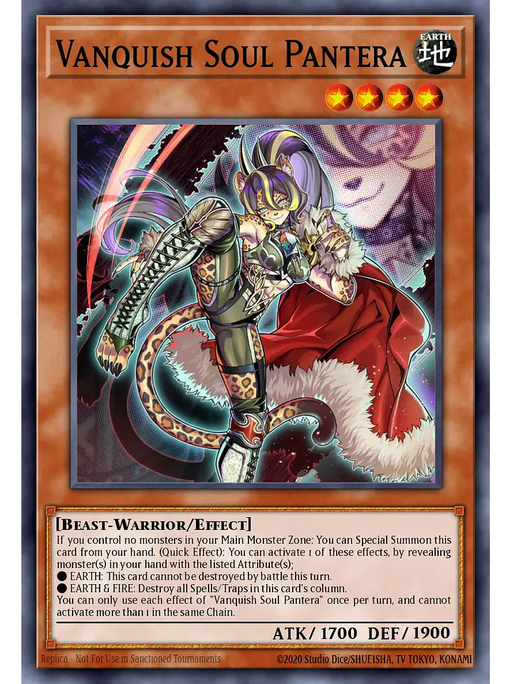 Vanquish Soul Pantera - RA04-EN044 - Quarter Century Secret Rare 1