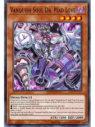 Vanquish Soul Dr. Mad Love - RA04-EN045 - Quarter Century Secret Rare