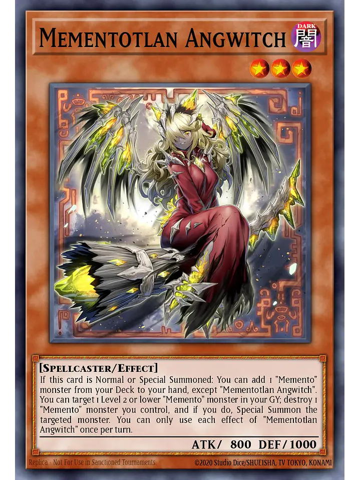 Mementotlan Angwitch - RA04-EN048 - Quarter Century Secret Rare 1