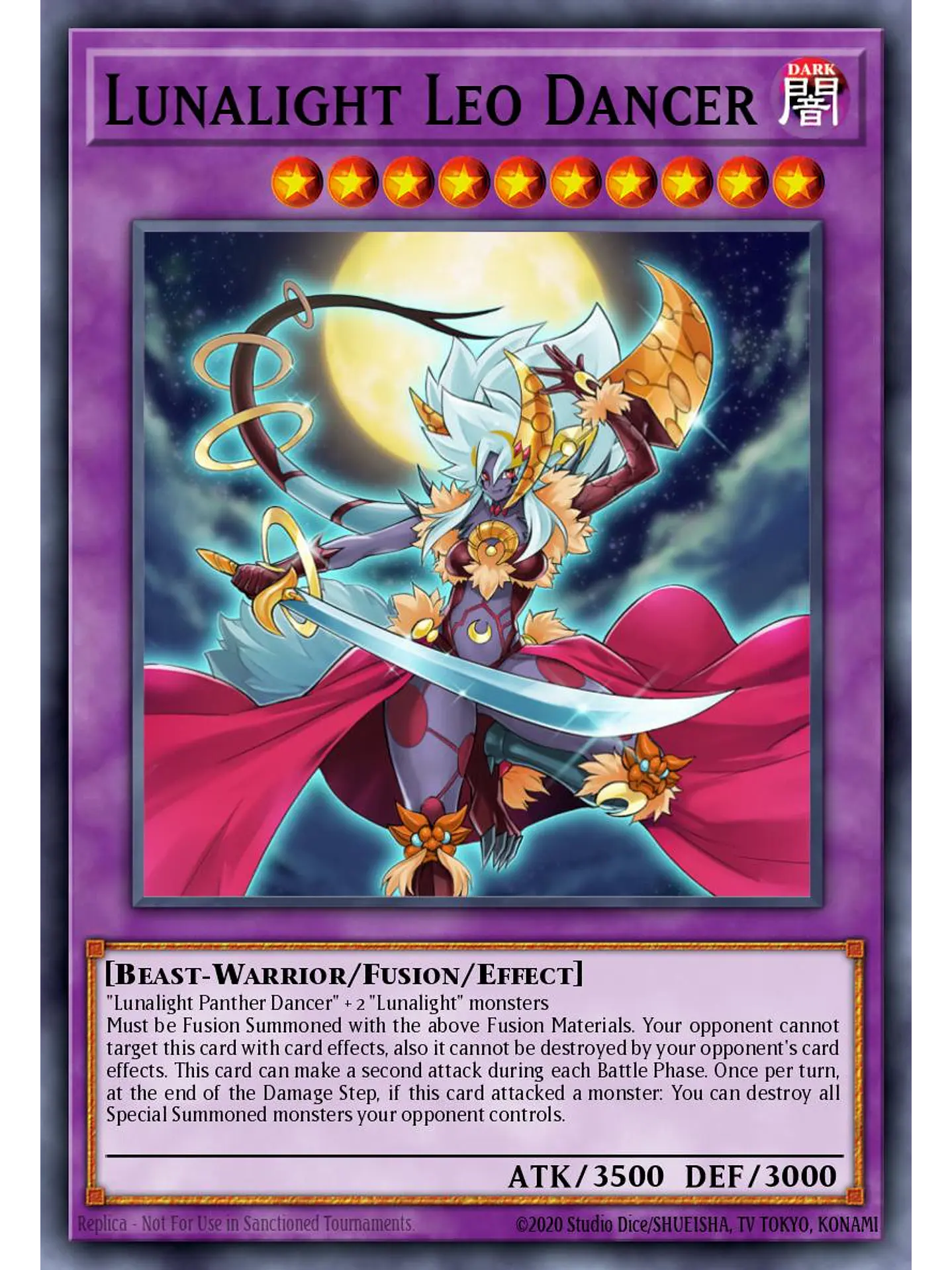 Lunalight Leo Dancer - RA04-EN053 - Quarter Century Secret Rare 1