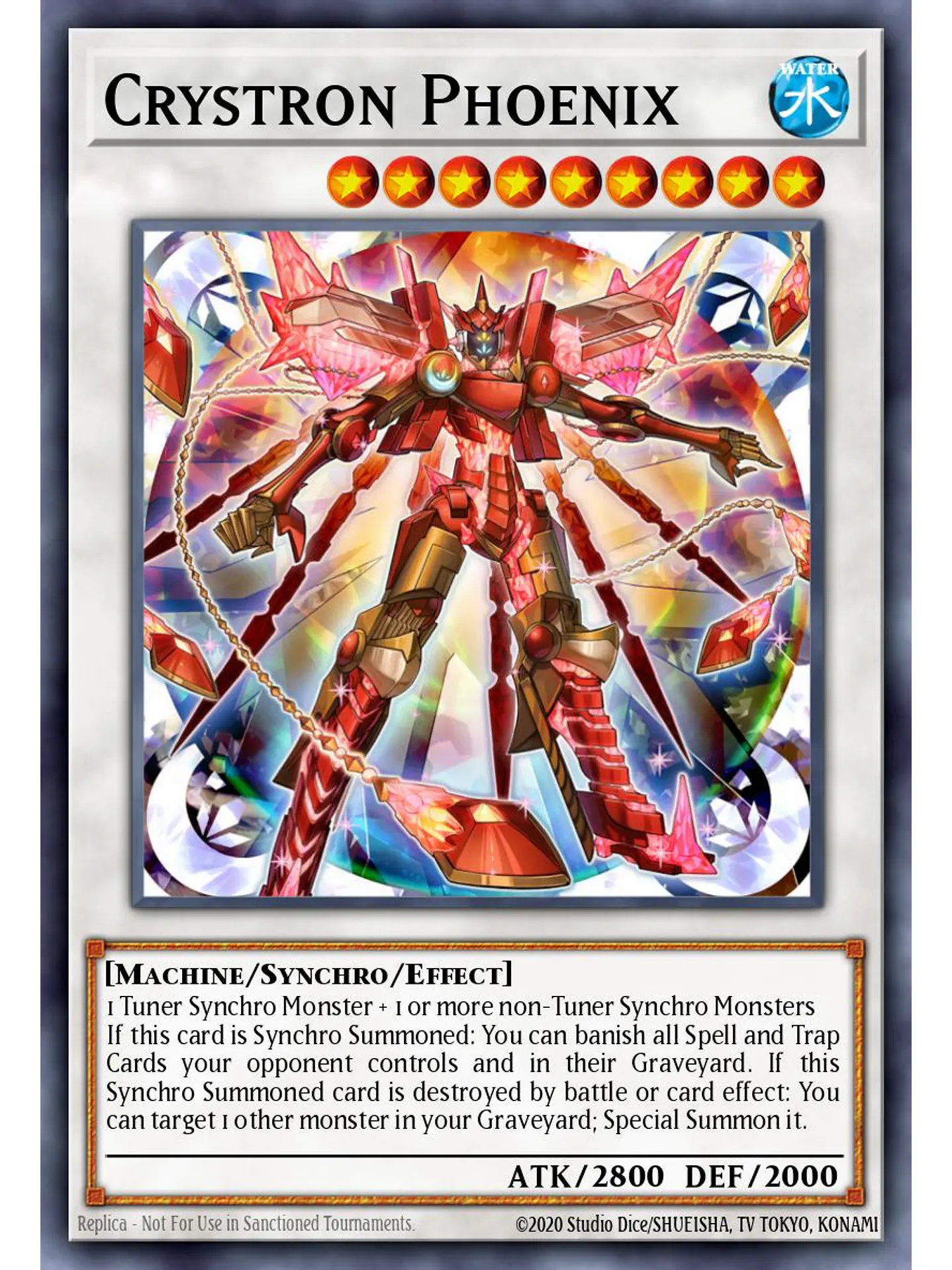 Crystron Phoenix - RA04-EN058 - Quarter Century Secret Rare 1