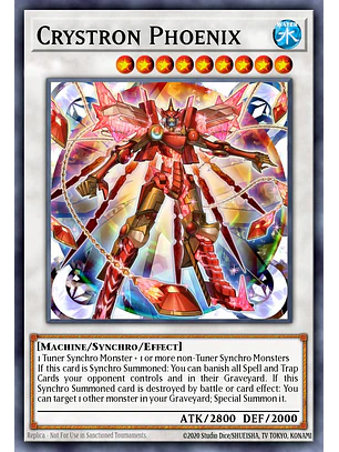 Crystron Phoenix - RA04-EN058 - Quarter Century Secret Rare