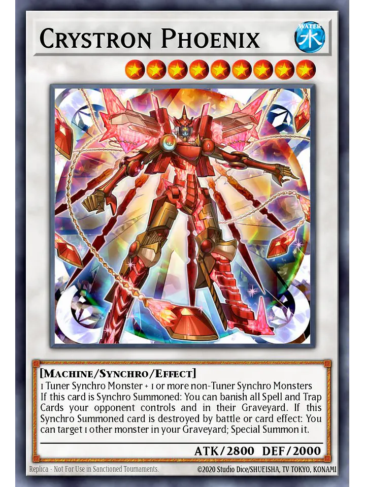 Crystron Phoenix - RA04-EN058 - Quarter Century Secret Rare 1