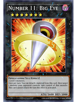 Number 11: Big Eye - RA04-EN062 - Quarter Century Secret Rare
