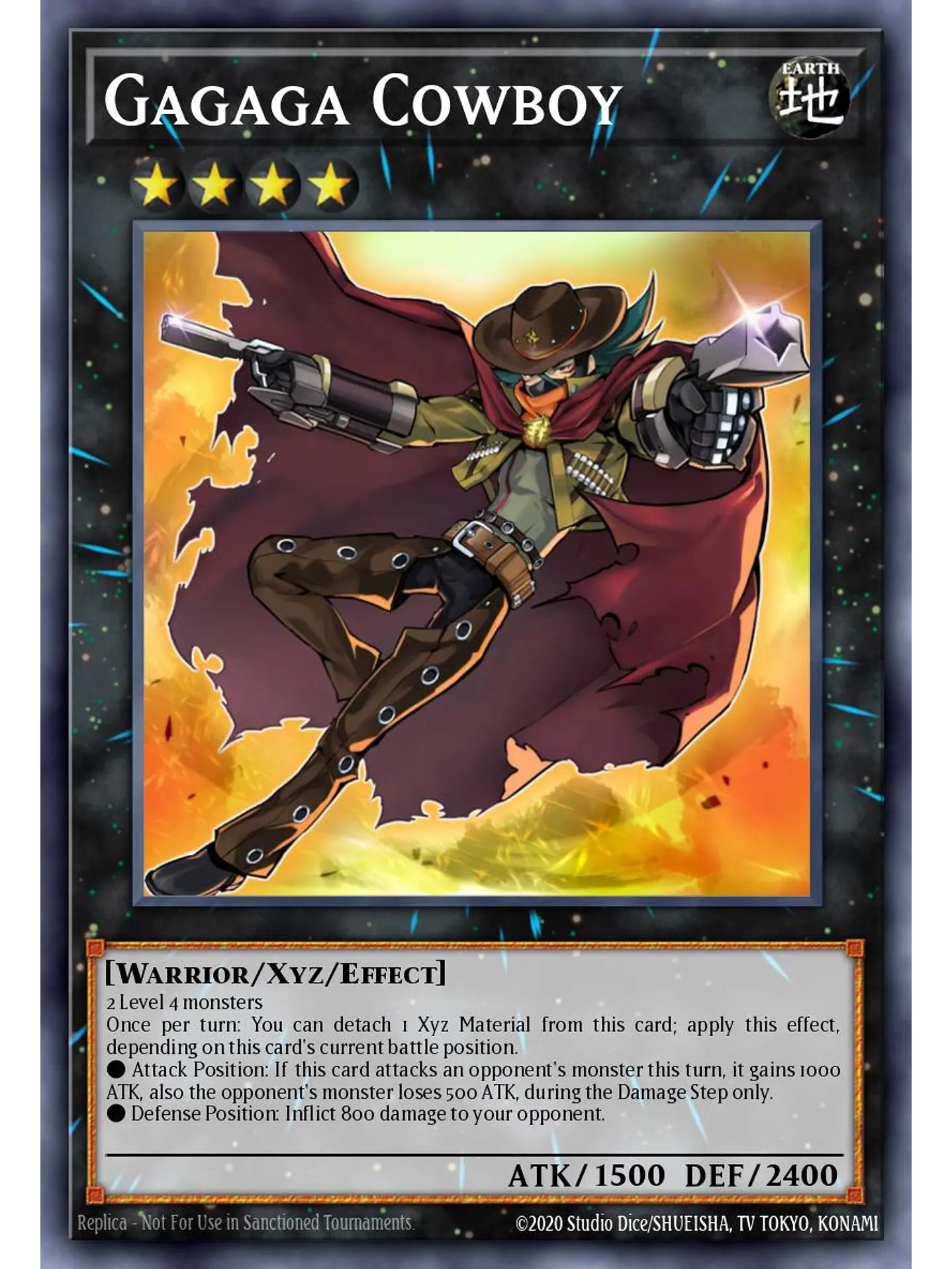 Gagaga Cowboy - RA04-EN064 - Quarter Century Secret Rare 1