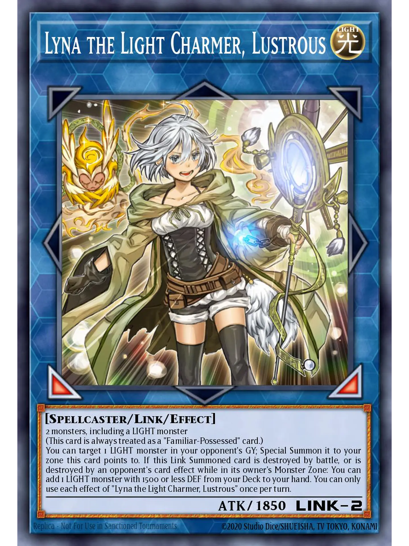Lyna the Light Charmer, Lustrous - RA04-EN081 - Quarter Century Secret Rare 1