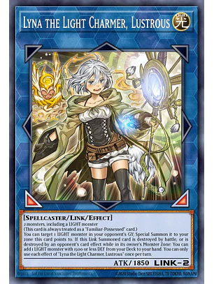 Lyna the Light Charmer, Lustrous - RA04-EN081 - Quarter Century Secret Rare