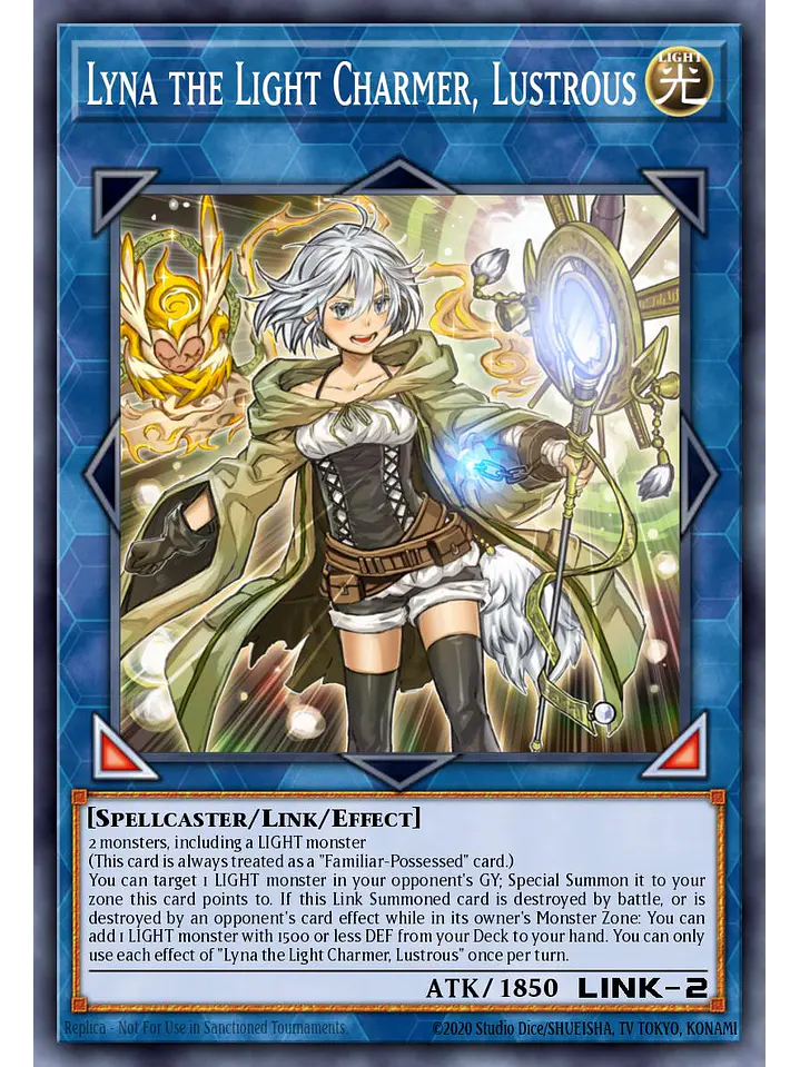 Lyna the Light Charmer, Lustrous - RA04-EN081 - Quarter Century Secret Rare 1