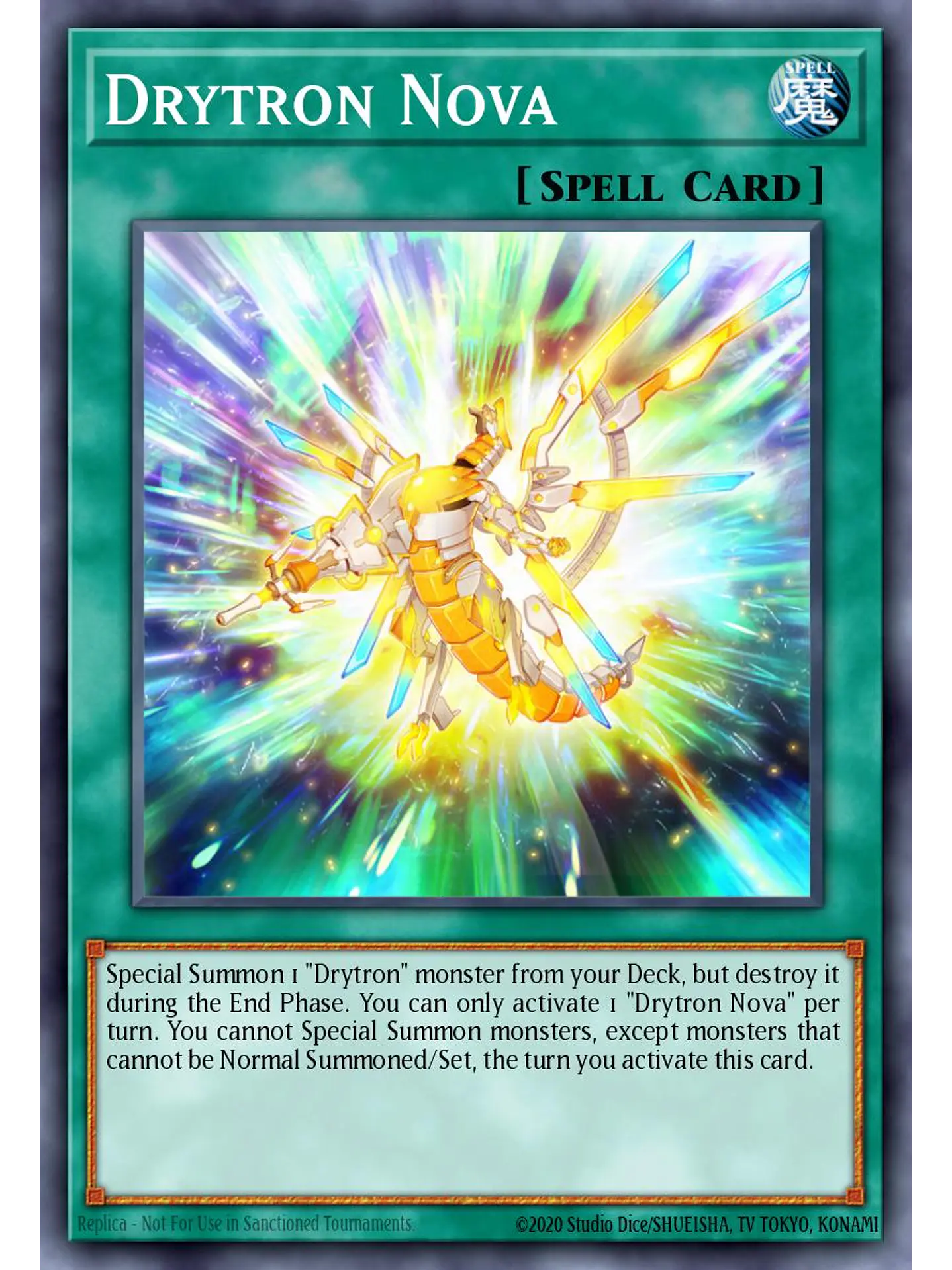 Drytron Nova - RA04-EN097 - Quarter Century Secret Rare 1