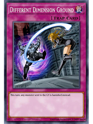 Different Dimension Ground - RA04-EN101 - Quarter Century Secret Rare