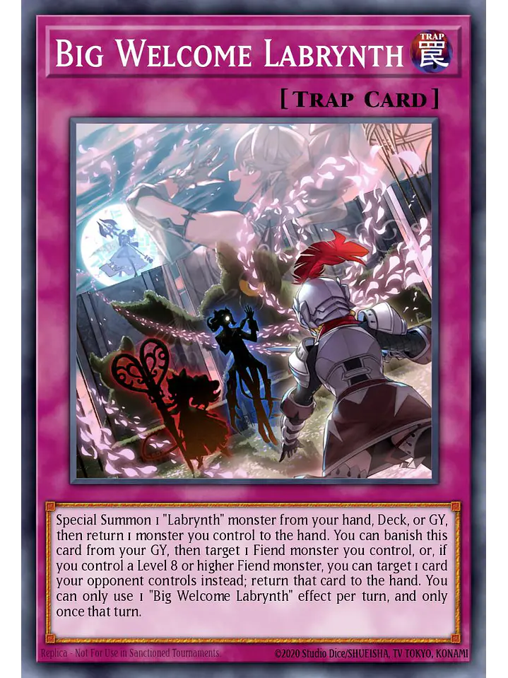 Big Welcome Labrynth - RA04-EN104 - Quarter Century Secret Rare 1