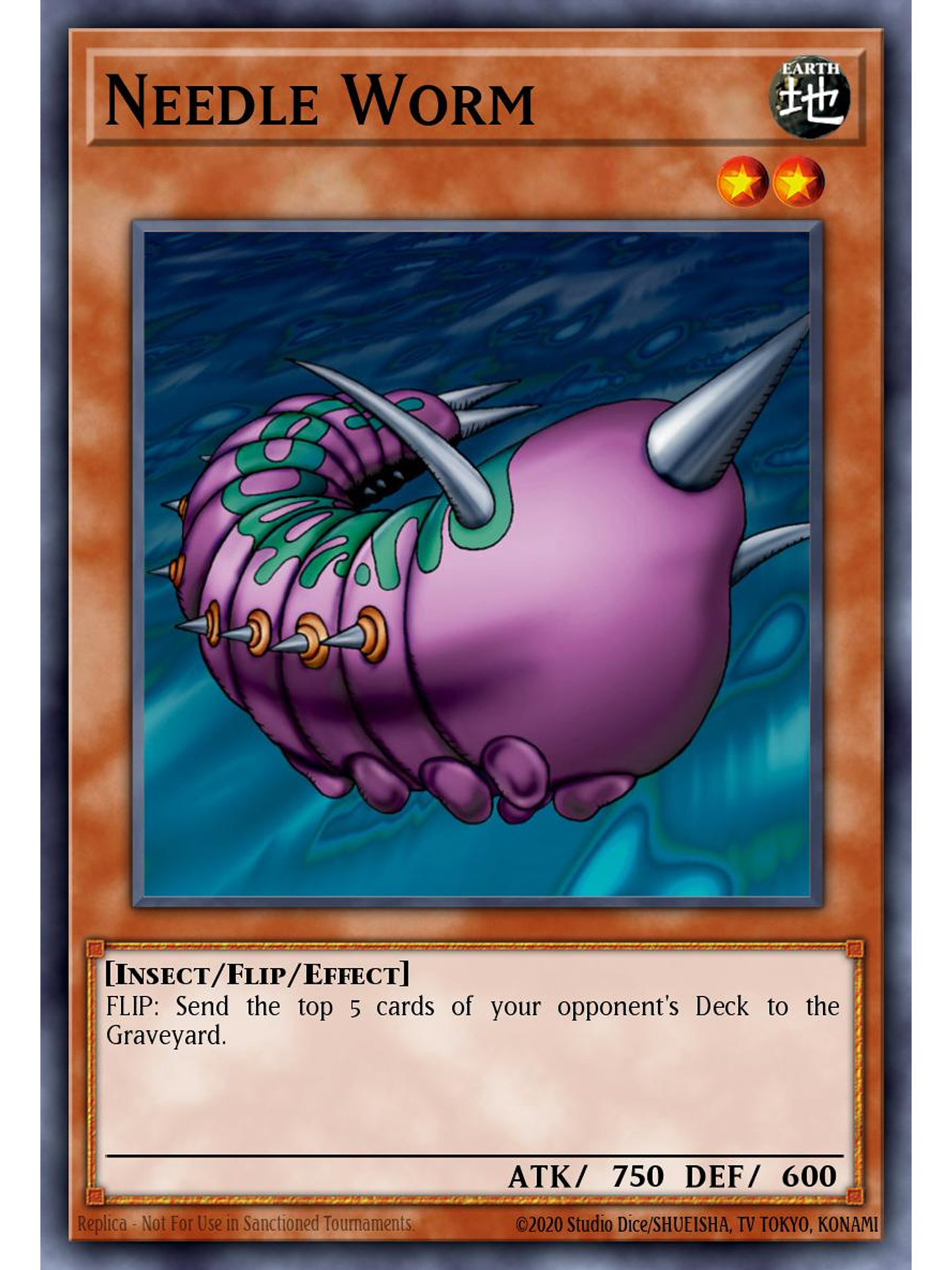 Needle Worm - RA04-EN112 - Quarter Century Secret Rare 1