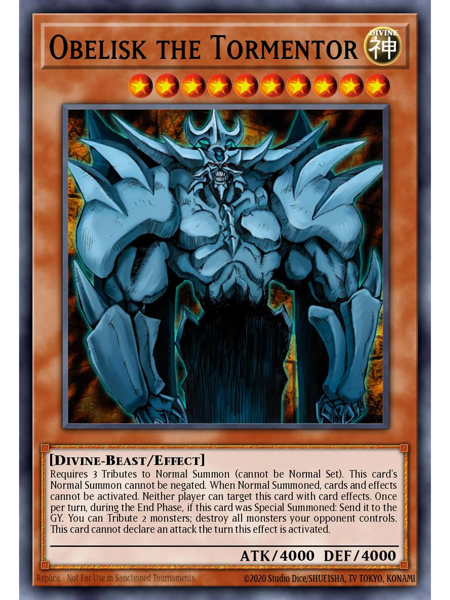 Obelisk the Tormentor - RA04-EN116 - Quarter Century Secret Rare 1