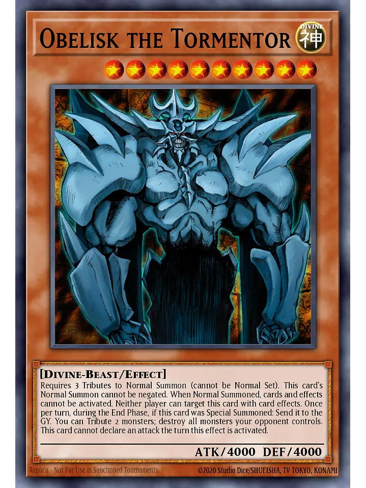 Obelisk the Tormentor - RA04-EN116 - Quarter Century Secret Rare 1