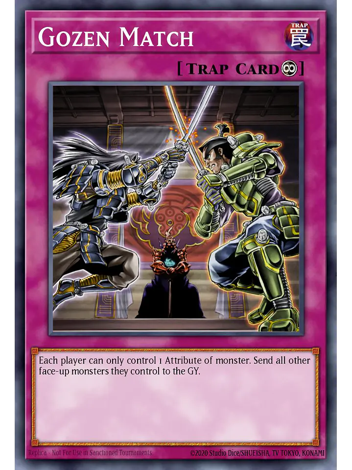 Gozen Match - RA04-EN134 - Quarter Century Secret Rare 1