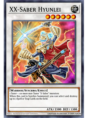 XX-Saber Hyunlei - RA04-EN140 - Quarter Century Secret Rare