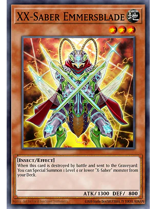 XX-Saber Emmersblade - RA04-EN141 - Quarter Century Secret Rare
