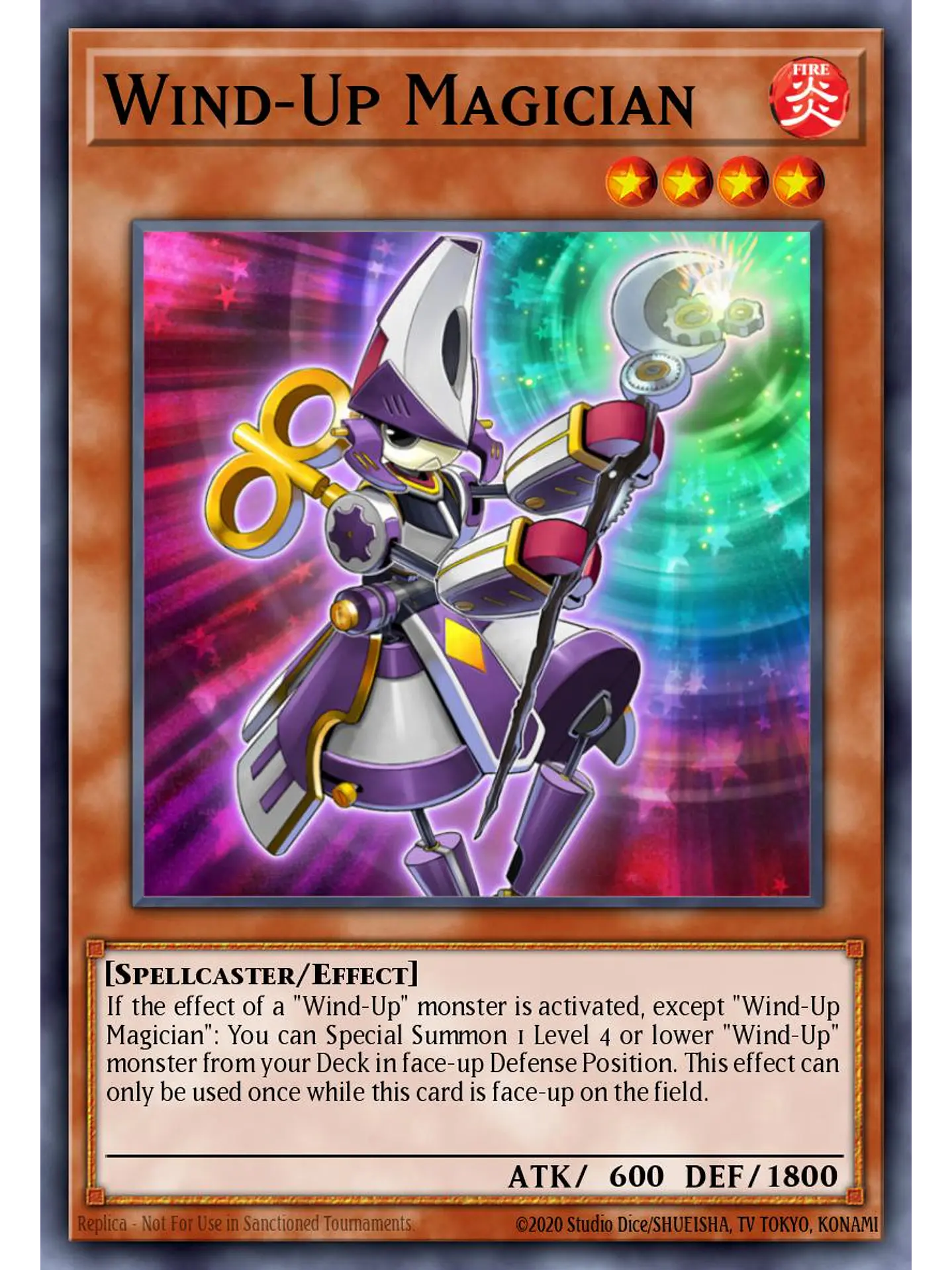 Wind-Up Magician - RA04-EN153 - Quarter Century Secret Rare 1