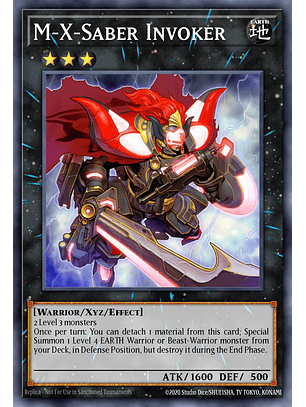 M-X-Saber Invoker - RA04-EN169 - Quarter Century Secret Rare