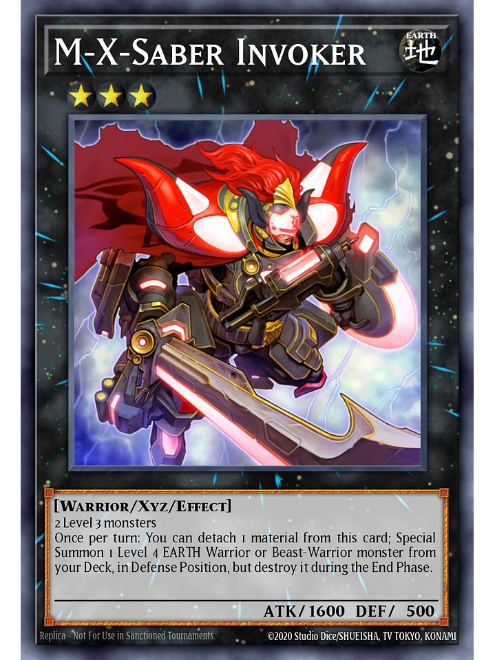 M-X-Saber Invoker - RA04-EN169 - Quarter Century Secret Rare 1