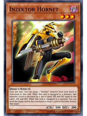 Inzektor Hornet - RA04-EN171 - Quarter Century Secret Rare
