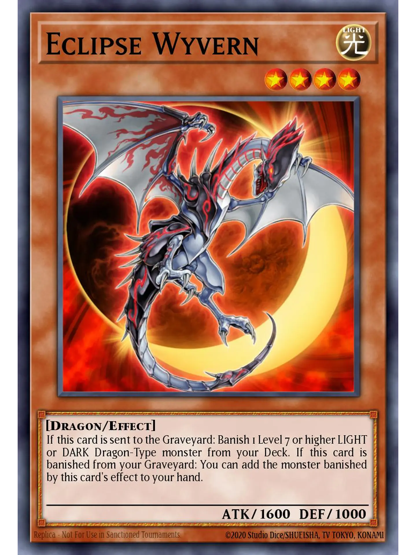Eclipse Wyvern - RA04-EN177 - Quarter Century Secret Rare 1
