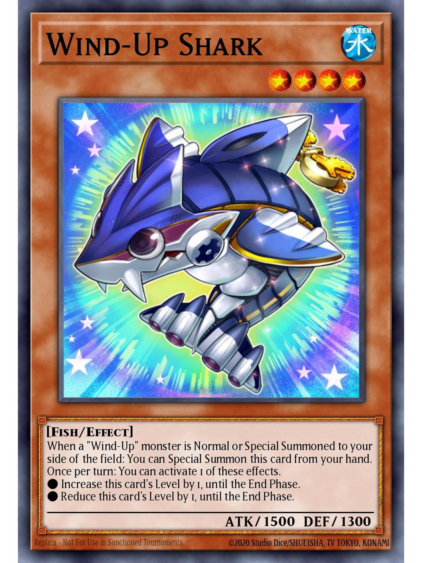 Wind-Up Shark - RA04-EN180 - Quarter Century Secret Rare 1