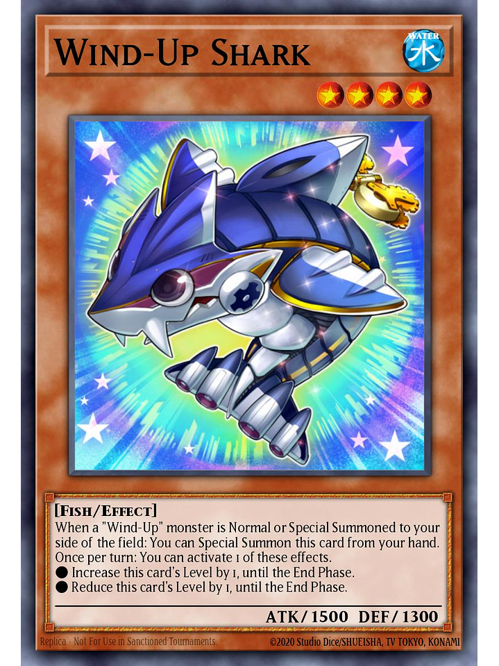 Wind-Up Shark - RA04-EN180 - Quarter Century Secret Rare 1