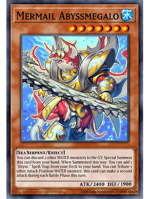 Mermail Abyssmegalo - RA04-EN191 - Quarter Century Secret Rare