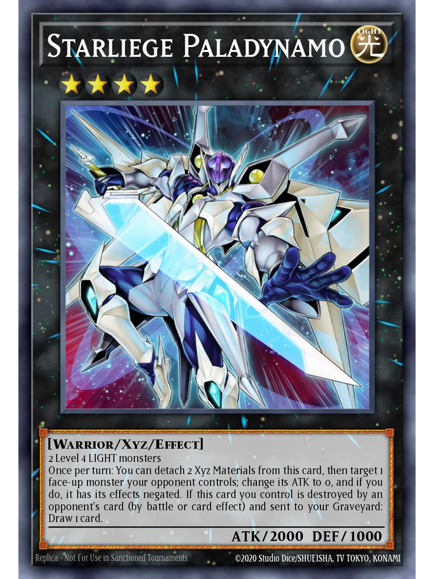 Starliege Paladynamo - RA04-EN193 - Quarter Century Secret Rare 1