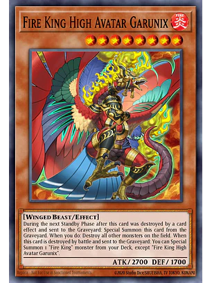 Fire King High Avatar Garunix - RA04-EN194 - Quarter Century Secret Rare