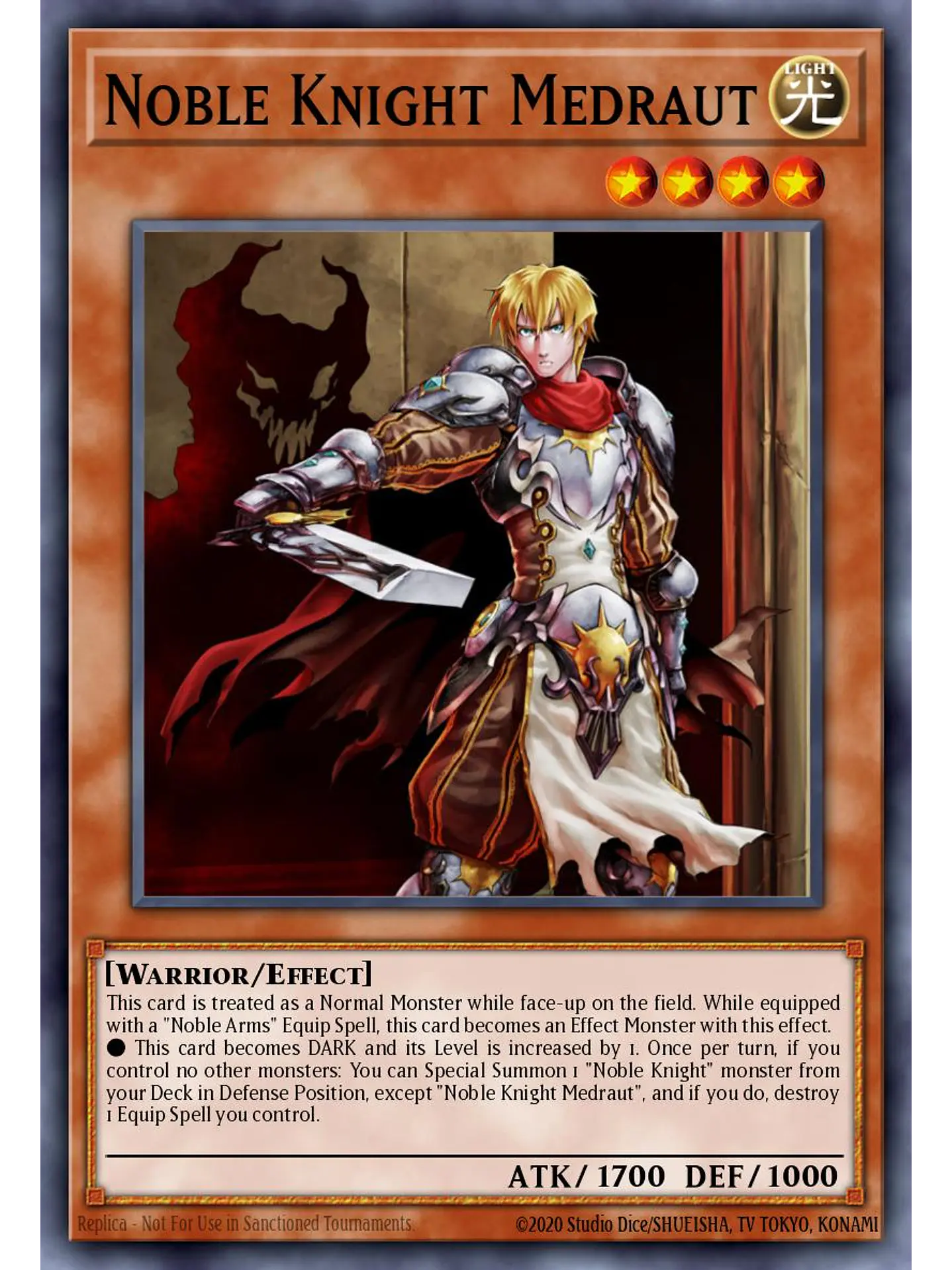 Noble Knight Medraut - RA04-EN205 - Quarter Century Secret Rare 1