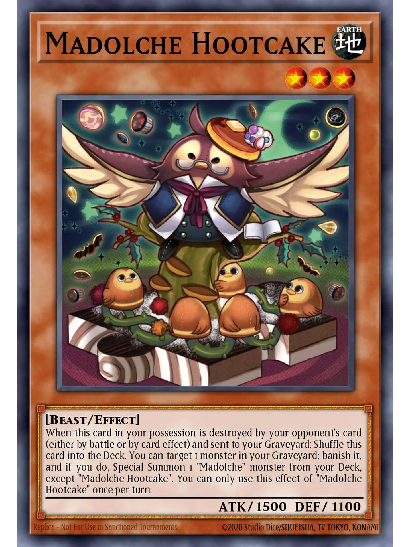 Madolche Hootcake - RA04-EN206 - Quarter Century Secret Rare 1