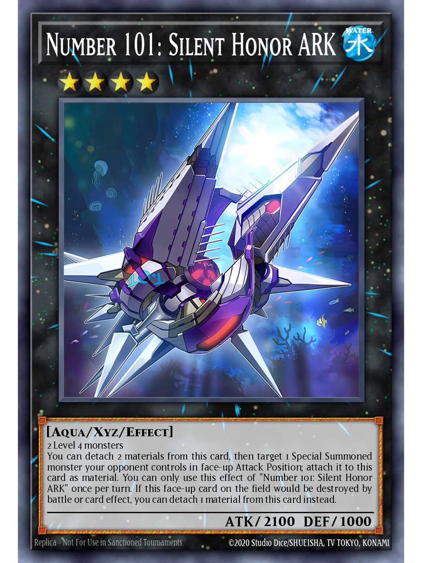 Number 101: Silent Honor Ark - RA04-EN211 - Quarter Century Secret Rare 1