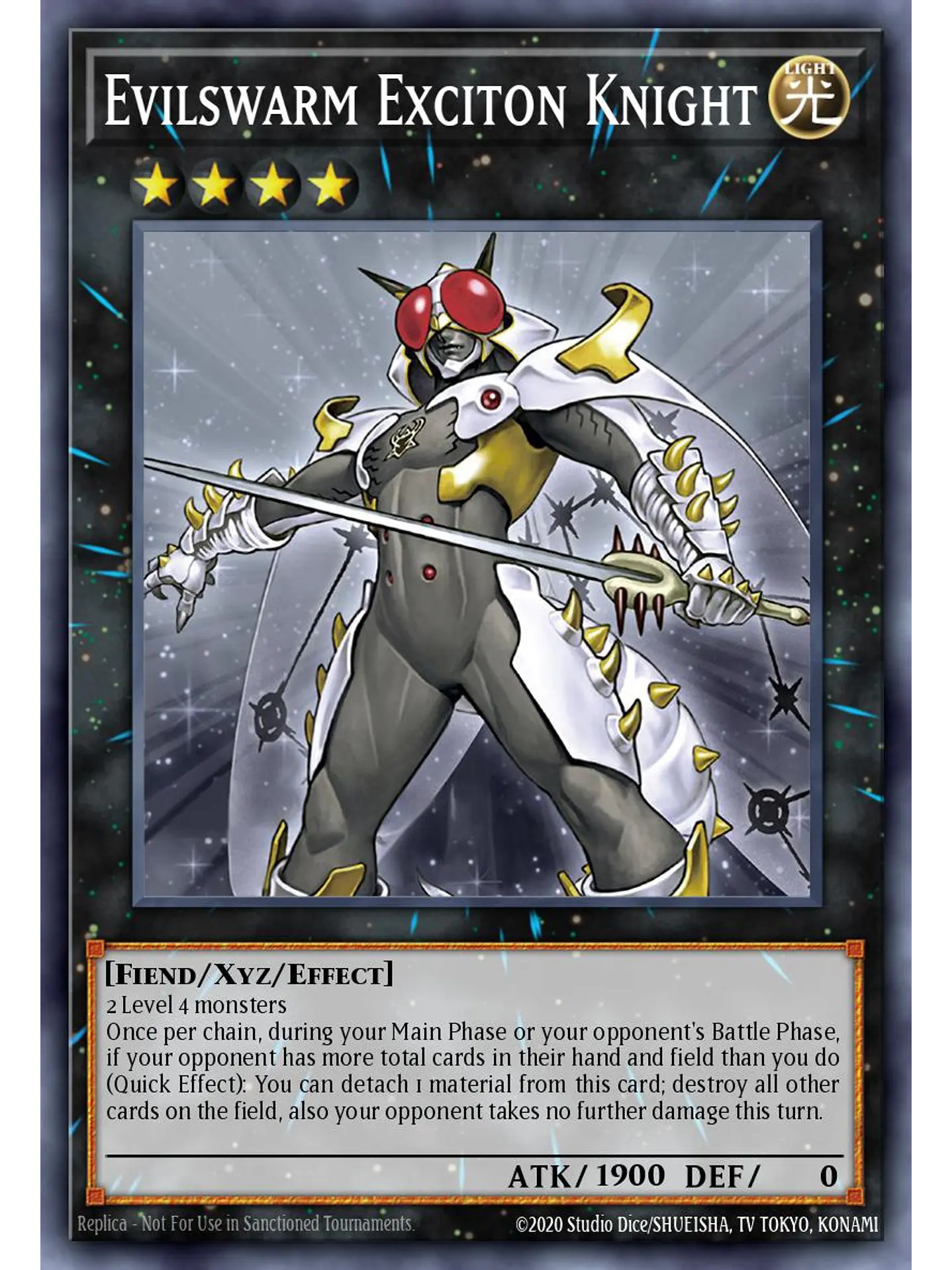 Evilswarm Exciton Knight - RA04-EN212 - Quarter Century Secret Rare 1