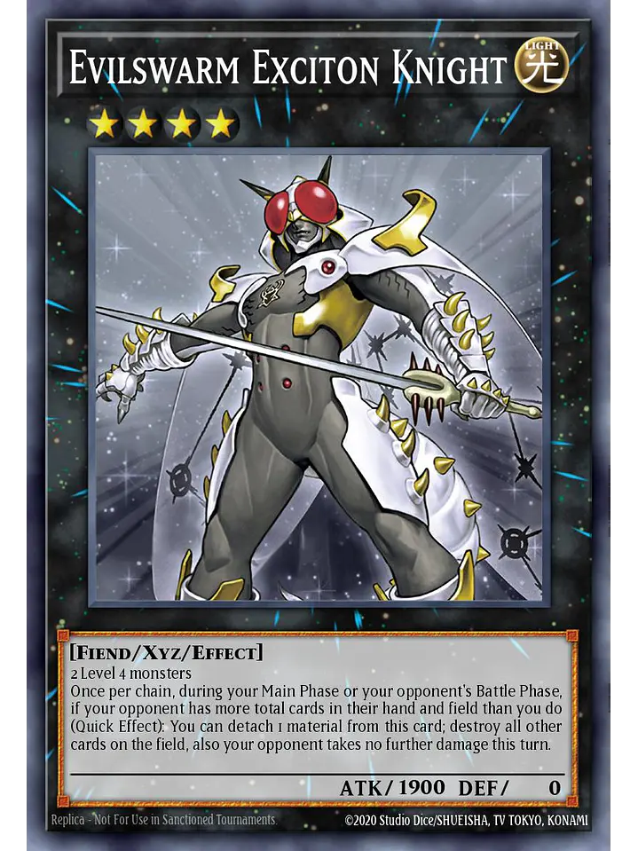Evilswarm Exciton Knight - RA04-EN212 - Quarter Century Secret Rare 1