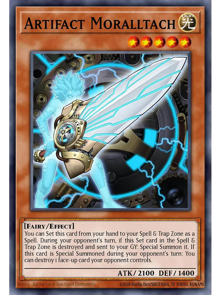Artifact Moralltach - RA04-EN214 - Quarter Century Secret Rare 1