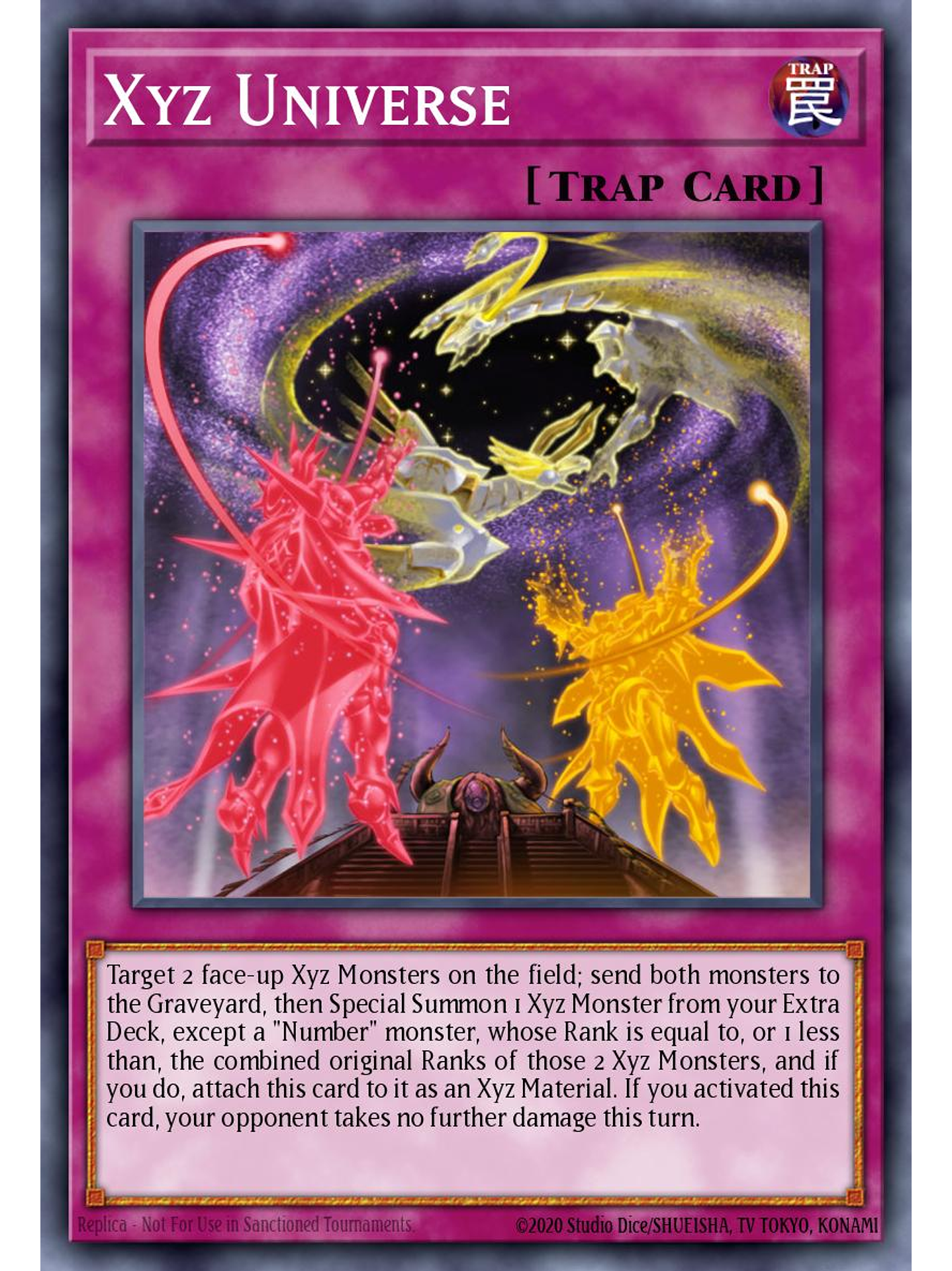 Xyz Universe - RA04-EN218 - Quarter Century Secret Rare 1