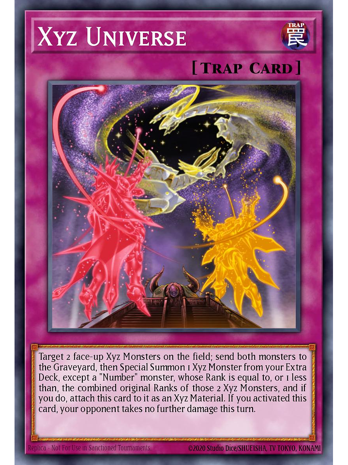 Xyz Universe - RA04-EN218 - Quarter Century Secret Rare 1